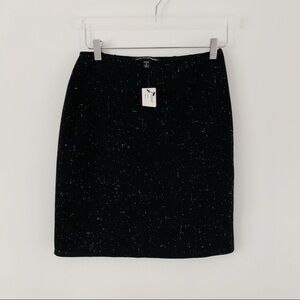 Linda Allard Ellen Tracy Black Mini Skirt